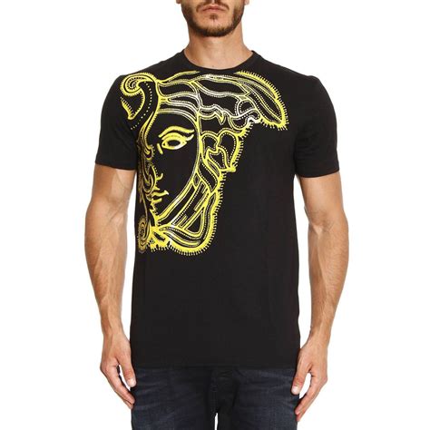 mens versace t shirt black|Versace t shirts men 's.